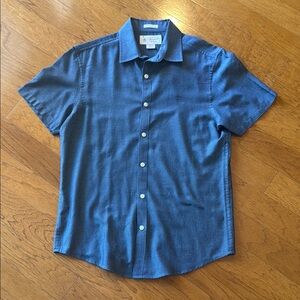 Original Penguin Navy Casual Button-Down Shirt 🐧🐧🎉🎉